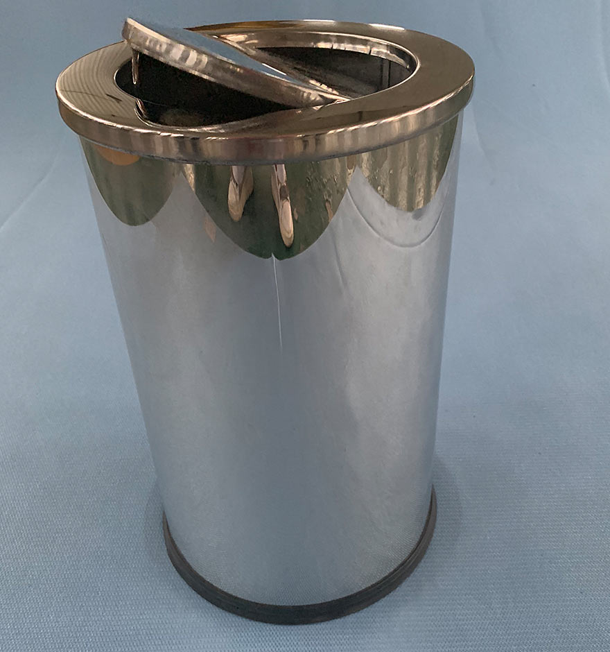 不銹鋼翻蓋垃圾桶 